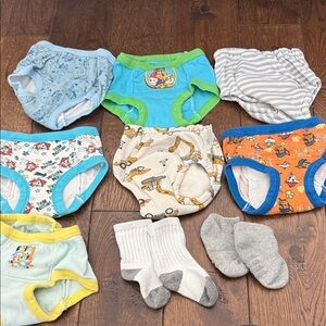 Playful Kids Underwear Set with Cartoon Prints